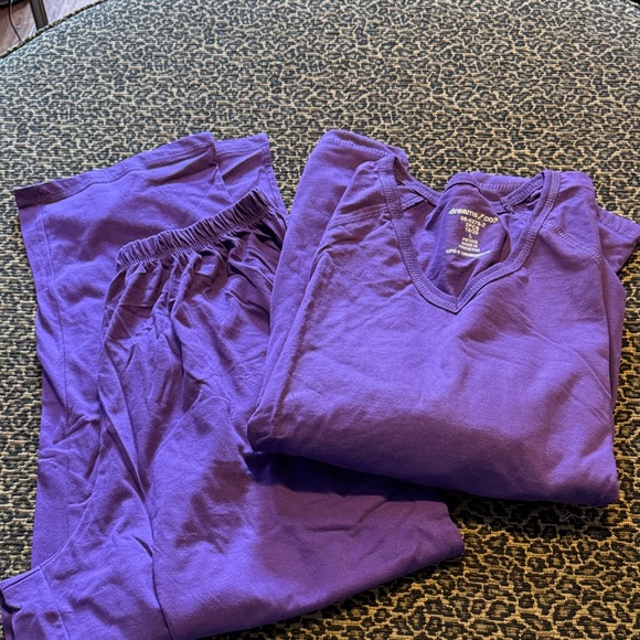 dreams co Other - Dreams Co Purple V-Neck Lounge Set 18/20 Petite